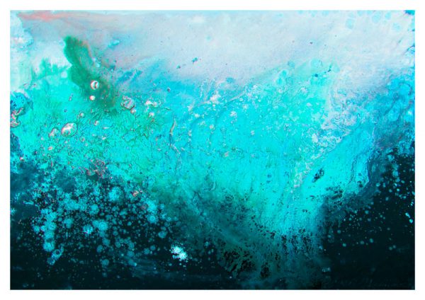 Teal & Turquoise Waves at Dusk