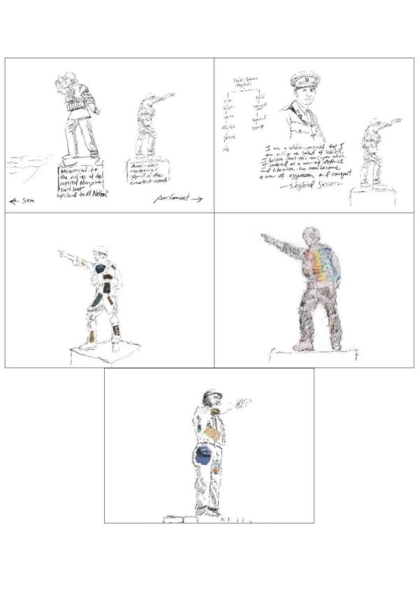 Michael Rakowitz, April is the cruellest month, Portfolio Set of 5 Prints - A-E