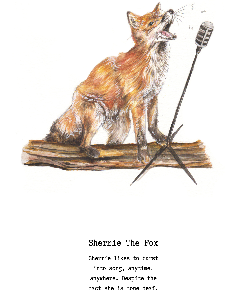 Fox with TEXT