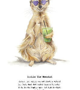 Archie the Meerkat WITH TEXT