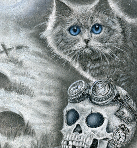 CANVAS graveyard cat